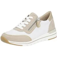 Remonte Keilsneaker mit Kontrastbesätzen, Freizeitschuh, Halbschuh, Schnürschuh