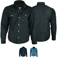 BULLDT Motorradjacke BLD1202 (mit Protektoren) Motorradhemd Jeansjacke Hemd Futter aus Aramid-Kevlar-Fasern