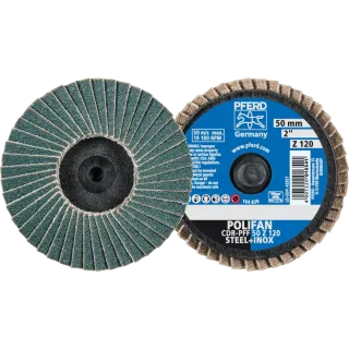 PFERD TOOLS COMBIDISC Zirkon Mini-POLIFAN CDR für gehärteten Stahl - 47202534