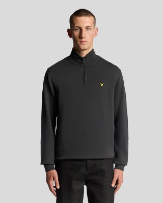 Baumwolle Loopback 1/4 Zip Sweatshirt
