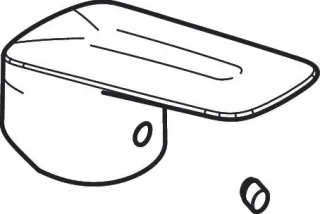 Hansgrohe Griff für Waschtischmischer, Mattschwarz, 94376670 94376670