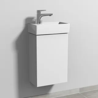 Sanipa 3way Waschtischunterbau zu Villeroy & Boch Avento Waschtisch mit 1 Tür, Weiß-Soft SM62743