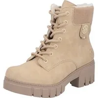 Rieker Schnürboots Schnürstiefelette, Winterboots mit gepolstertem Schaftrand