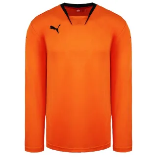 Puma V-Kon langhärme orange schwarzes fußballhemd 700386 08