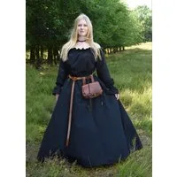 Battle Merchant Ritter-Kostüm Markt-Mittelalter Rock schwarz XXL