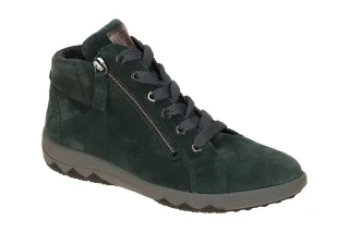 Waldl?ufer 961801 H-TERESA Damen Mid Cut Sneaker Gr?n pine/schiefer TR Synthetik