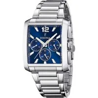 Festina Chronograph F20635/2, Armbanduhr, Quarzuhr, Herrenuhr, Stoppfunktion, Edelstahlarmband