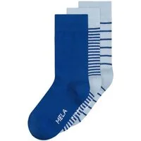 MELA Socken Basic Socken 3 Paare Ohne Polyester & Polyamid. Das Elasthan ist komplett abbaubar.