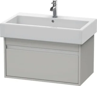 Duravit Ketho Waschtischunterbau wandhängend Betongrau Matt 750x440x410 mm - KT668700707 KT668700707
