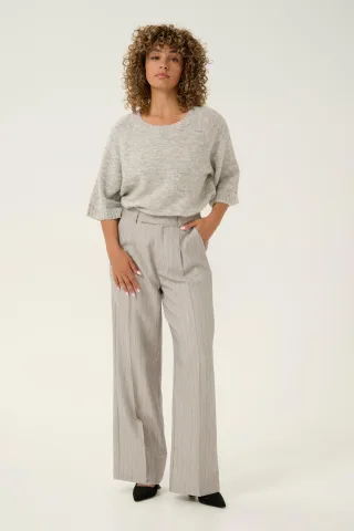 Pants Suiting Regular fit Grey Pinstripe grey