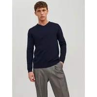 Jack & Jones V-Ausschnitt-Pullover JJEBASIC KNIT V-NECK NOOS Baumwolle, normal geschnitten