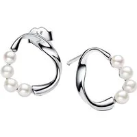 Pandora Paar Ohrstecker 293276C01, Pandora Essence, Pandora, Ohrstecker, Süßwasserzuchtperlen