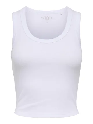 ONLY - ONLEASY S/L TANK TOP CS JRS Bright White - Gr. - L