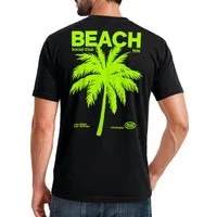Neverless Print-Shirt Herren T-Shirt Backprint Sommer Funshirt mit Palmen Print Retro mit Print