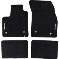 OMAC Auto-Fußmatten Velours für Ford Focus mk4 2018-25 Autoteppich Automatten Schwarz 4tlg (4 St), für Ford Focus mk4 2018-2025 Ford Focus mk4 2018-2025, Antirutsch,Wasserfest,Einfache Installation