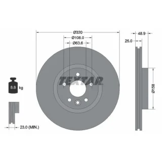 Textar Warnkontakt hinten BMW 2er 3er 4er I4 Z4