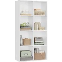 Woltu Bücherregal, 1-tlg., Büroregal Aktenschrank, MDF, 8 Fächer