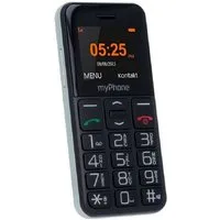 myPhone Halo Easy Mobiltelefon 1.77-Display, 1000 mAh, 2G Schwarz Smartphone