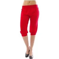 SYS Haremshose Harem Harems Aladin Hose Capri 3/4 hoher Bund Leggings Baggy