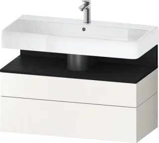 Duravit Qatego Waschtischunterbau wandhängend Weiß Supermatt 990x470x590 mm - QA4395016840010 QA4395016840010