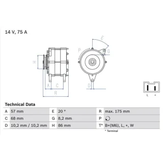 Bosch Lichtmaschine Renault Master Trafic