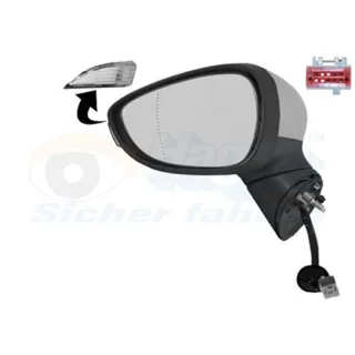 Van Wezel Au?enspiegel grundiert links Ford Fiesta 6 ab 10/2012