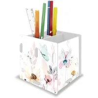 itenga Organizer itenga Stifteköcher "Schmetterling" steckbar aus Kunststoff