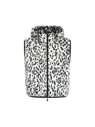 Marc Cain Sports - Wendbare Weste white and black - Gr. - 40