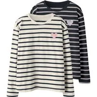 Name It Langarmshirt NKFTENISA 2P LS NREG TOP BOX PB (Packung, 2-tlg)