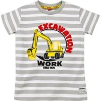 BONDI T-Shirt BONDI Jungen T-Shirt 'Bagger' 33181, Stone stripe