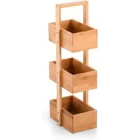 Raburg Standregal Holzregal, Bambus, schmales Design, Kori