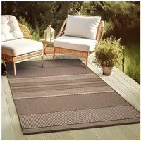 oKu-Tex Outdoorteppich PLUTUS In- & Outdoor Teppich, Flachgewebe, Sisaloptik, rechteckig, Höhe: 3 mm