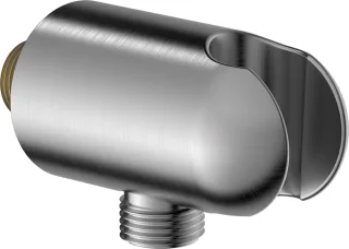 Hansa Wandanschlussbogen HANSA 2900, Stahl-gebürstet, 290019-80 290019-80