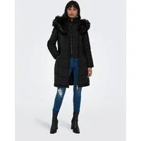 ONLY Steppmantel ONLNEWLINETTE FUR HOOD COAT OTW