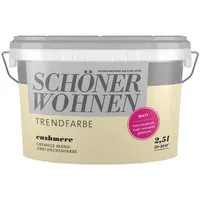 SCHÖNER WOHNEN FARBE Wandfarbe SW Trend Wandfarbe matt 2,5L cashmere 1515