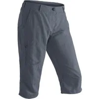 Maier Sports Caprihose Neckar kurze Hose Damen, luftige Wanderhose, leichte Outdoorhose, Reg Fit
