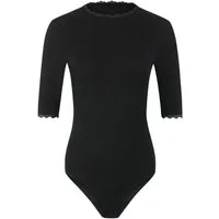 Evoni Body für Damen Baumwolle Stretch – figurbetont Rundhals