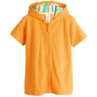 Next Badeponcho Frottee-Cover-up mit durchgehendem Reißverschluss, Baumwolle