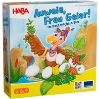Haba Spiel Auweia, Frau Geier! Im Nest wackeln Eier, Geschicklichkeitsspiel