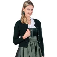 MarJo Trachtenstrickjacke Trachten Strickjacke - VILSECK - tanne, zimt