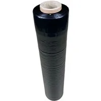 Packen24 GmbH Schutzfolie Stretchfolie SCHWARZ 500 mm x ca. 236 m - 23 µ Palettenfolie, (1-St)