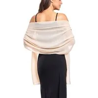 Cachito Modeschal Eleganter Damen Schal – Weiche Stola, (1-St), für Abendkleider, Hochzeiten & festliche Anlässe