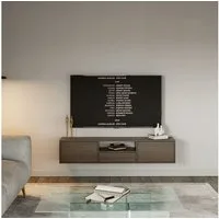 Selsey TV-Schrank FRAMME TV-Lowboard hängend 150 und 100 cm, mit Fächern und Ablagen