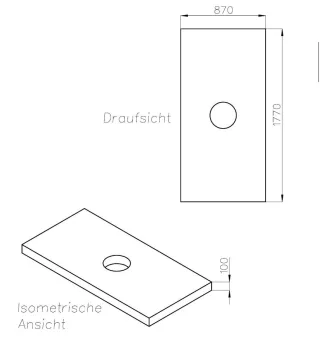 Neuesbad Wannenträger für Ideal Standard Ultra Flat S+ 180x90 SD 27479