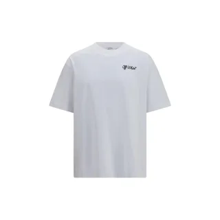 Off-White Weißes Baumwoll-T-Shirt