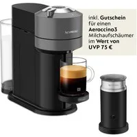 NESPRESSO Kapselmaschine Vertuo Next ENV 120.GY von DeLonghi, Dark Grey