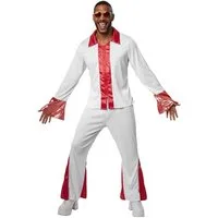dressforfun Hippie-Kostüm Herrenkostüm Disco Dancer, Zweiteiliges und zweifarbiges Kostüm im Disco-Outfit