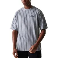 New Era Print-Shirt Oversized PINSTRIPE