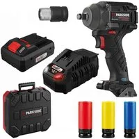 PARKSIDE PERFORMANCE® Akku-Drehschlagschrauber Drehschlagschrauber PPDSSA 20-Li, Smart Akku 4.0 Ah 1/4 Hex Adapter