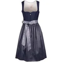 KRÜGER COLLECTION Dirndl Dirndl Tessi 70cm Länge blau